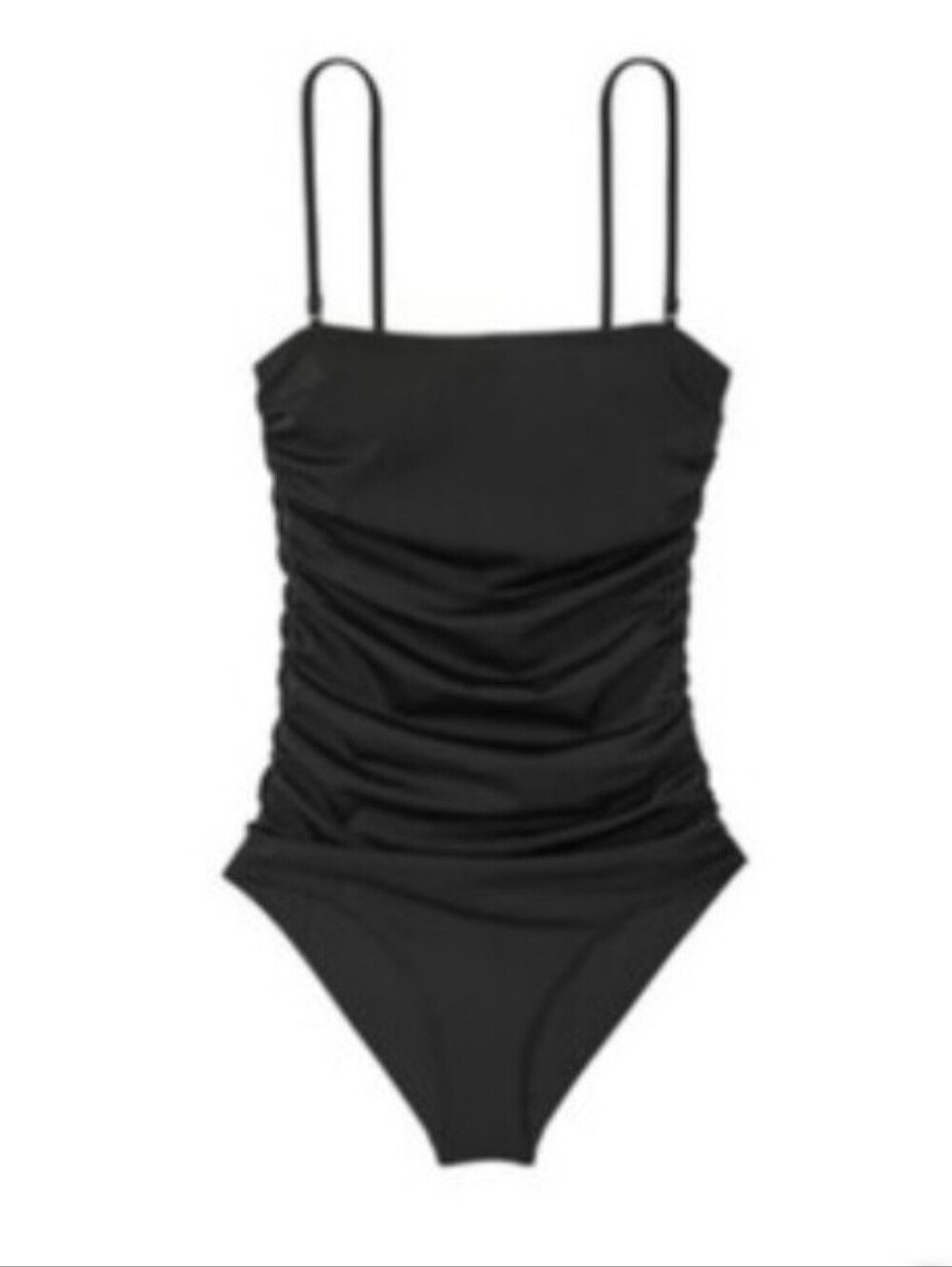 Victoria's secret swim very sexy ruched one-piece swimsuit XSMALL BLACK